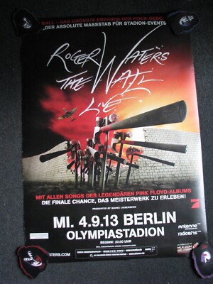 Roger Waters-The Wall Live 2013- Berlin Olympiastadion-Tourplakat-Poster