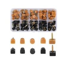YEHAM 30 Pairs Women's High Heel Shoes Tips Pin Round and Square Heel Repair ...