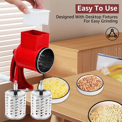 Hand Crank Grain Mill with Table Clamp Rustproof Manual Food Grinder ₰ - Picture 4 of 18