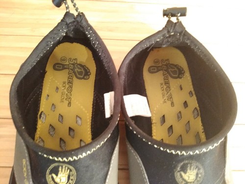 Body Glove 3 Barefoot Cinch Water Shoes, Men's 9, Black Gray Yellow, Slip On,... - Picture 10 of 12