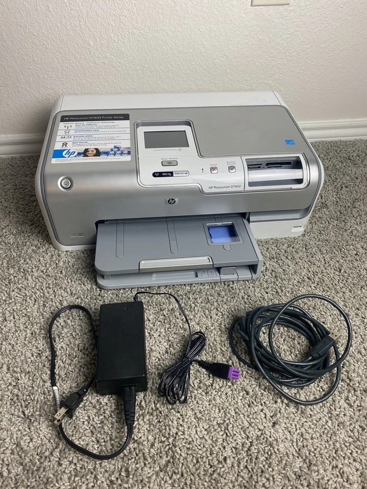 HP Photosmart D7260 Digital Photo Inkjet Printer Touchscreen - Image 4 of 4