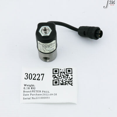 【o】 30227 PETER PAUL 3 WAY SOLENOID VALVE 100008163 | eBay