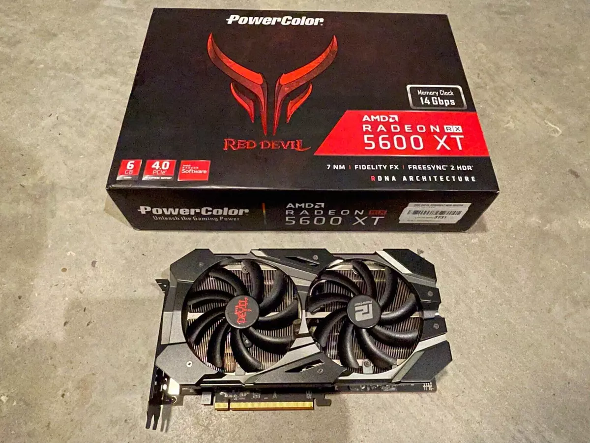 PowerColor Red Devil AMD Radeon RX 5600 XT 6GB GDDR6 Graphics Card