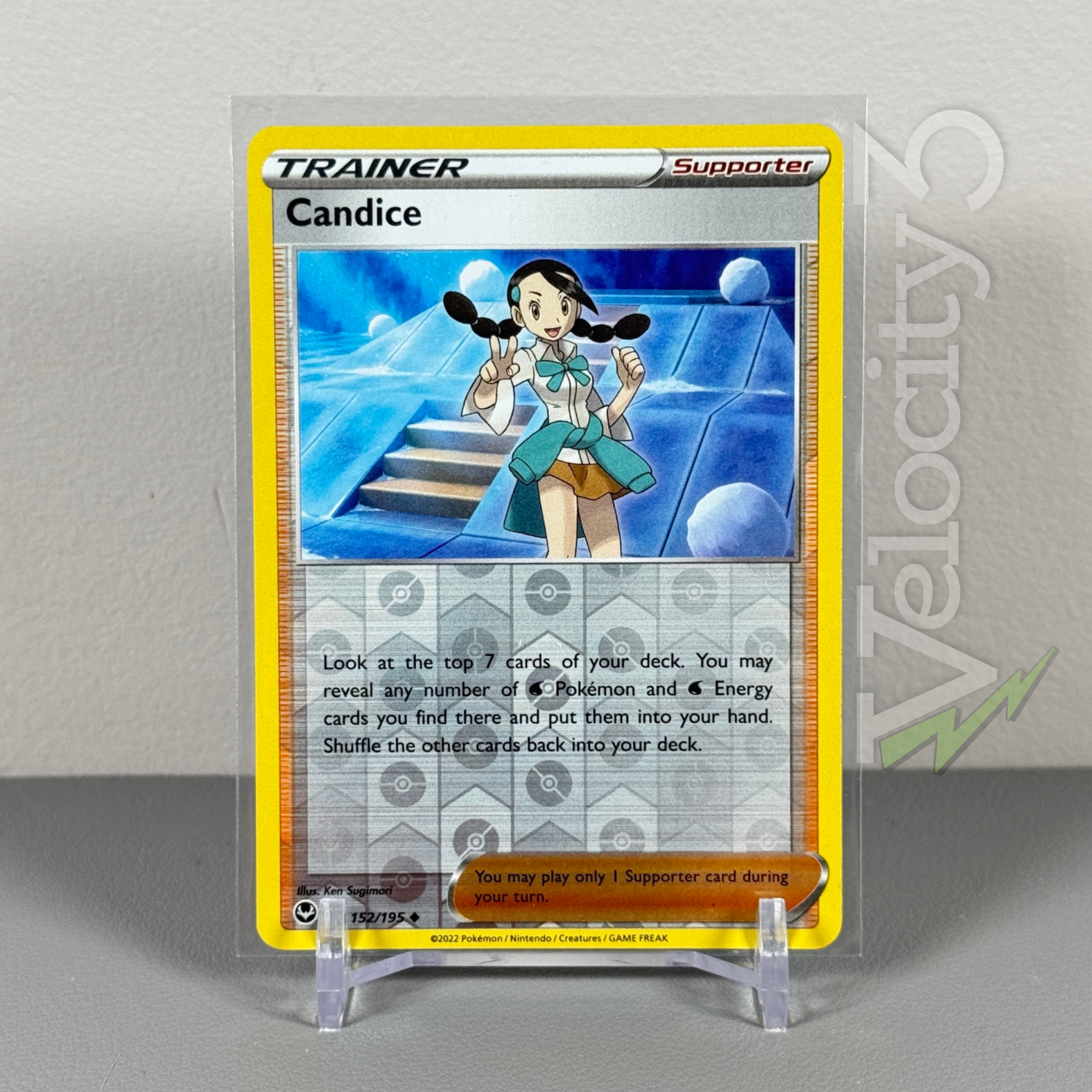 Pokemon TCG Trainer Card: CANDICE 152/195 Reverse Holo | Uncommon | Silver Tempe