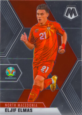 Eljif Elmas 2021 Panini Mosaic UEFA Euro 2020 Soccer Card #55 North Macedonia