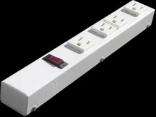 12" 4-Outlet Hardwired Power Strip with Switch, EPS-H104NVW2