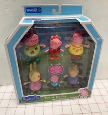 Peppa Pig Fun at the Fair 6-Piece Set Exclusive Gazelle Rabbit George New