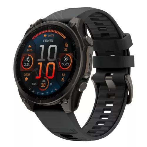Quick Fit Strap For Garmin Fenix 8 E 7 7X 6 6S 6X 5X 5Plus 3 Silicone Watch Band - Picture 42 of 71