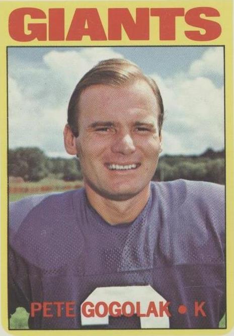 1972 Topps Pete Gogolak #147 - 1 of 2