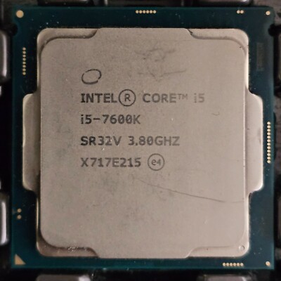 Intel Core i5-7600K - 4x3,8 GHz 6MB Cache  FCLGA1151