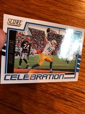 2022 PANINI SCORE FOOTBALL # C-JH JUSTIN HERBERT CELEBRATION CARD