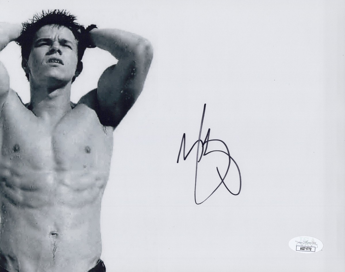 Marky Mark Wahlberg signed shirtless 8x10 photo JSA | eBay