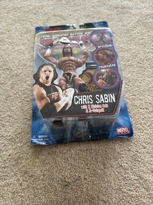 TNA Impact Chris Sabin X-Division Title Marvel Toys Wrestling