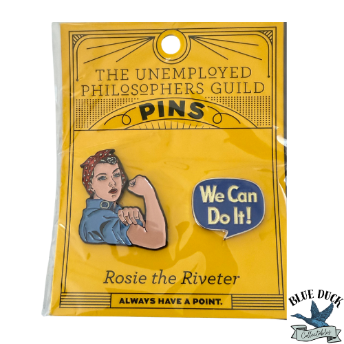 Rosie The Riveter - Enamel Pin Badge Set - Unemployed Philosophers ...