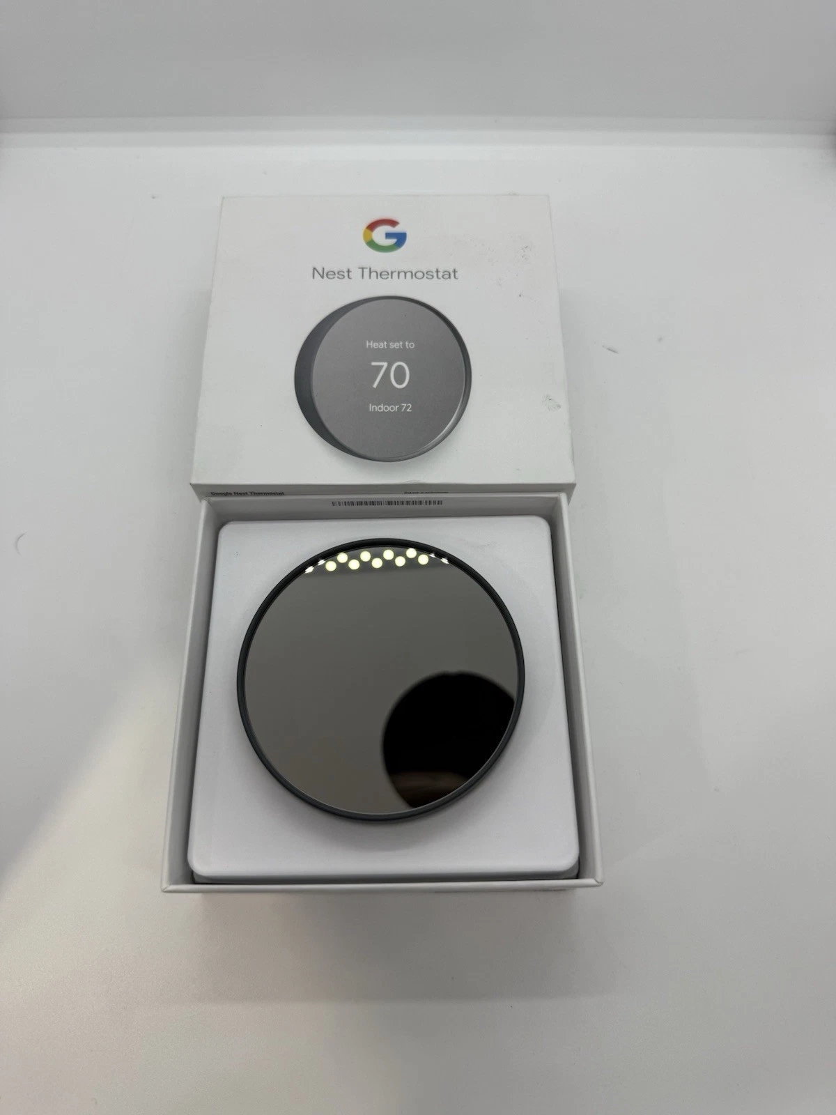 Google Nest Smart Thermostat, Charcoal - GA02081- L61