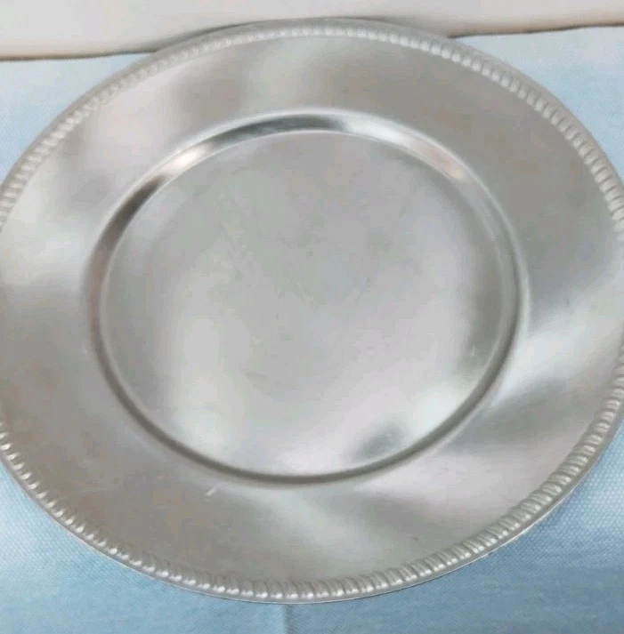 Vintage 7" Vollrath Stainless Steel Charger Plate #47677 Made In Japan  - Image 4 of 4