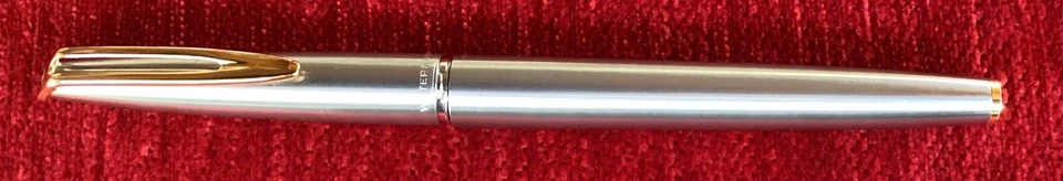 Stylo Plume WATERMAN CHROME CF - Plume or 18K - Photo 4/4