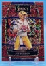 JOE BURROW 2022 SELECT DRAFT PICKS CONCOURSE RED LAZER PRIZM LSU