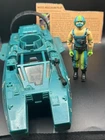 GI Joe 1984 Copperhead & Water Moccasin Figure And Vehicle with File Card READ
