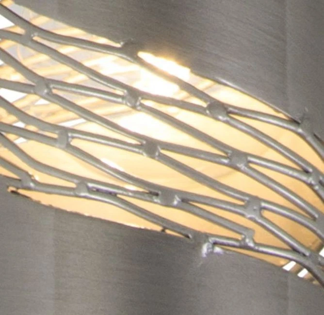 Colgante Varaluz 240M01 Flujo de Mineral Martillado 4" Forjado a Mano Acero Reciclado Foto 4 de 4