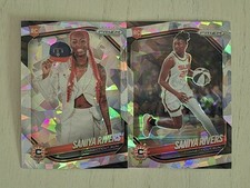 Saniya Rivers 2025 Panini WNBA Cracked Ice RC #131 Sun- set w/variation
