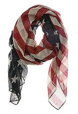 Vintage American Flag Scarf