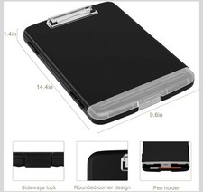Clipboard with Storage, 8.5 X 11 Organization Box with Pen Holder and A4 Legal P