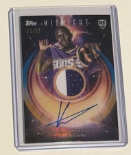 2025 Topps Midnight Khaman Maluach Rookie Jersey Auto 3/25 Phoenix Suns 2 Color