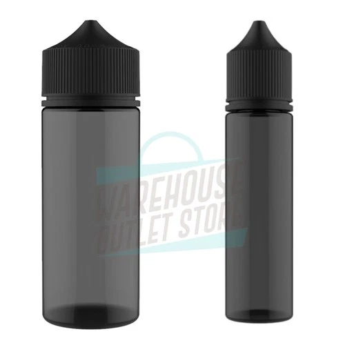 Chubby Gorilla 60ml 120ml V3 Empty Bottles - Black Transparent