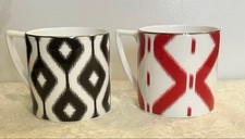 Wedgwood Jasper Conran KILIM Becher 300ml 2er Set Rot Schwarz Selten...
