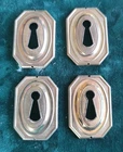 4 VINTAGE BRONZE KEY ENTRANCES LOCK ORNAMENT or BRASS FURNITURE BR9