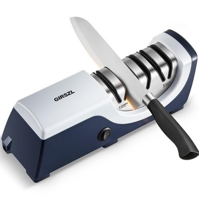 Kitchen Professional Sharpener: 3-Stage 100% Diamond Sharpeners - 15° Precisi...