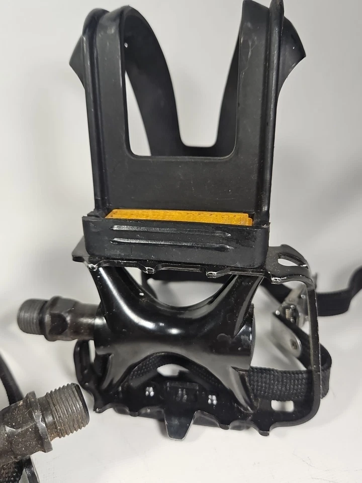 Juego combinado de pedal y clip para puntera de bicicleta Dimension MT-11 Compe aluminio 9/16 negro Foto 4 de 4