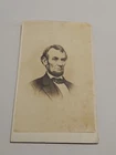Antique Photograph ABRAHAM LINCOLN CDV 2.5”x4”