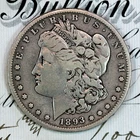 * 1893-S * CHOICE FINE+/VF MORGAN SILVER DOLLAR * FROM ORIGINAL COLLECTION
