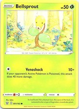 Bellsprout 001/163 Common Battle Styles Pokemon Near Mint