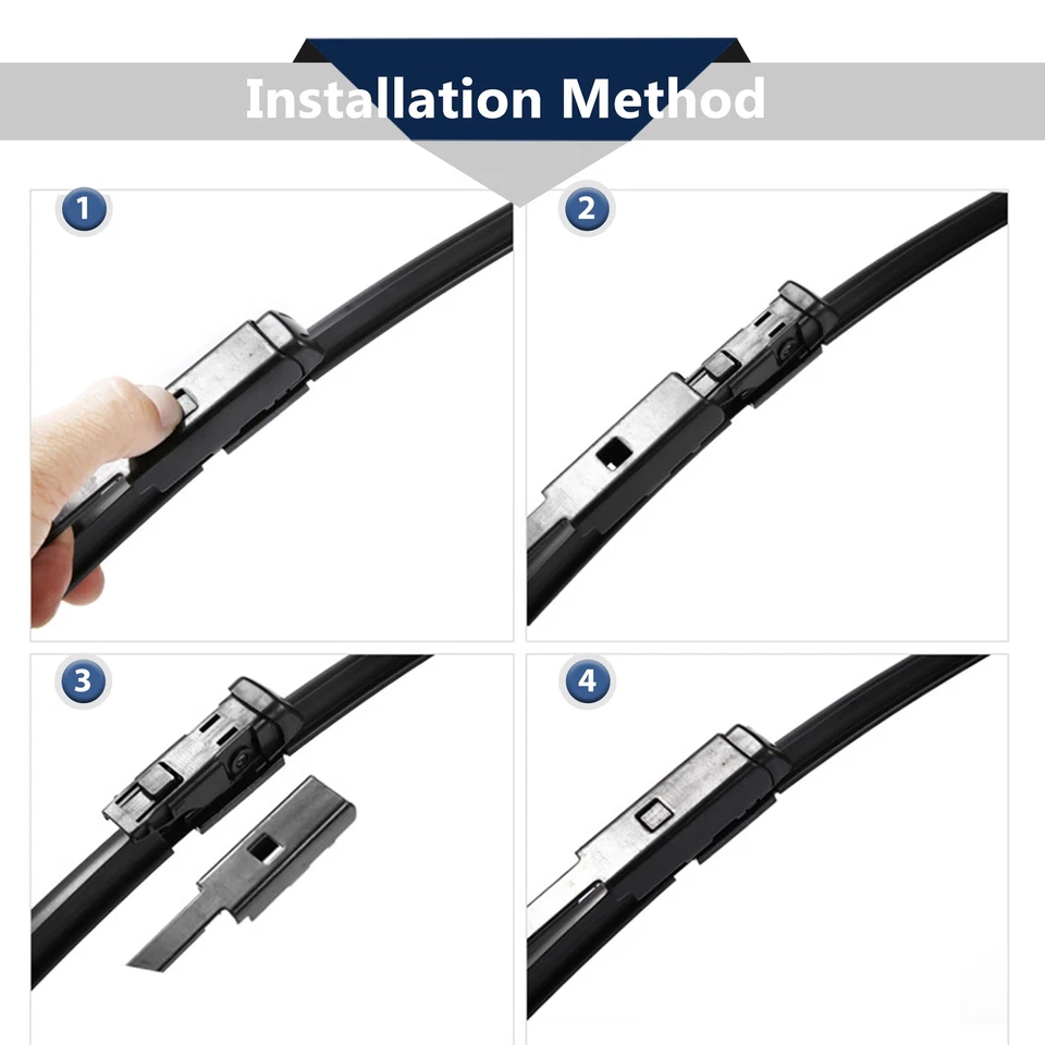 Limpiaparabrisas delantero 3 piezas 21"" 10"" para Jeep Patriot 2007-2017 Foto 3 de 4