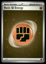 Pokemon Cards Basic Fighting Energy 006 Scarlet & Violet Energies HOLO Common NM