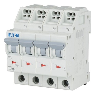 Eaton Leitungsschutzschalter PLI-C16/4 LS-Schalter Schütz 101363