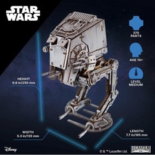 Star Wars® - AT-ST Walker™ aus Holz,Ugears,Holzbausatz,Edel