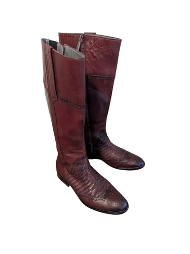 Bottes D'équitation Cuadra – Bordeaux – Taille 9 US – Western – Occasion Parfait état