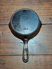 #4 WAGNER WARE SIDNEY -O- 1054 Nickel-Plated Cast Iron Skillet Outer Heat Ring