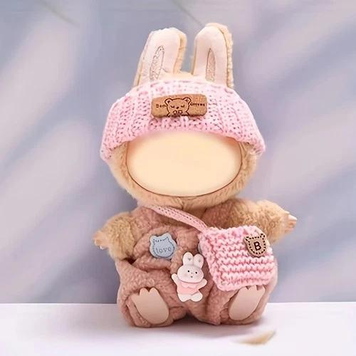 La Boo Boo Clothes Set, 3 Pieces Sweater Set with Hat and Bag Doll Clothing - Picture 7 of 14