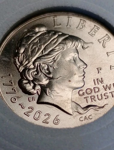 2026 P Emerging Liberty Dime with DIE CRACK UNDER BUST ERROR