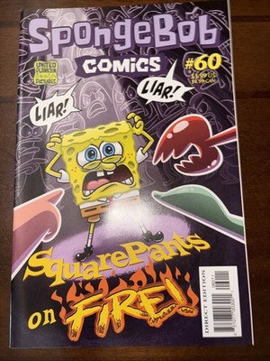 SpongeBob Comics #60 Squarepants On Fire United Plankton Pictures Direct Edition