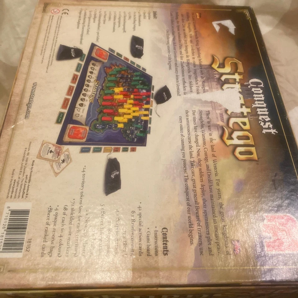 Conquest Stratego Jumbo Spiel Gesellschaftsspiel 2-4 Spieler - Bild 3 von 4