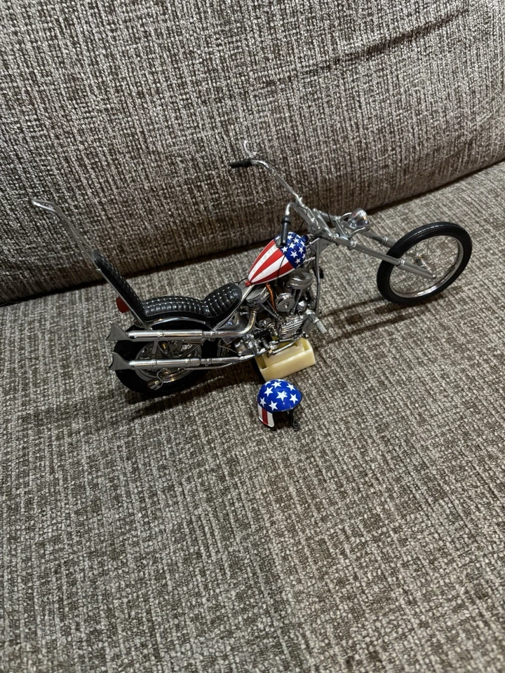 Casco moto chopper Franklin Easy Rider Capt America Harley-Davidson come nuovo - Immagine 3 di 4