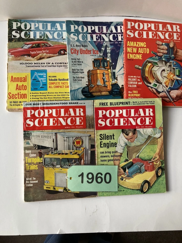 Vintage Popular Science Magazines 1960 Issues Foto 2 de 3