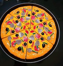 Vintage 1993 Redbox Deep Dish Pizza with Pan Pretend Play Food