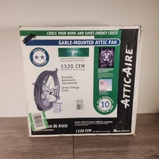 Air Vent Inc 53319 WCGB Gable Mount Power Attic Ventilator Fan 1320CFM 1900sq ft